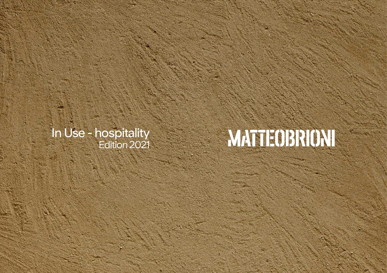 Matteo Brioni In Use Hospitality